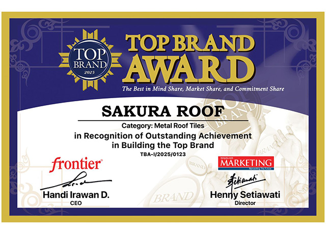 penghargaan top sakura - Tatalogam Lestari penghargaan top sakura - Tatalogam Lestari
