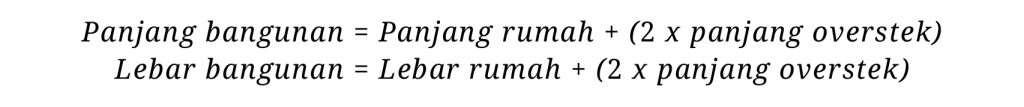 Rumus Panjang Bangunan - Tatalogam Lestari