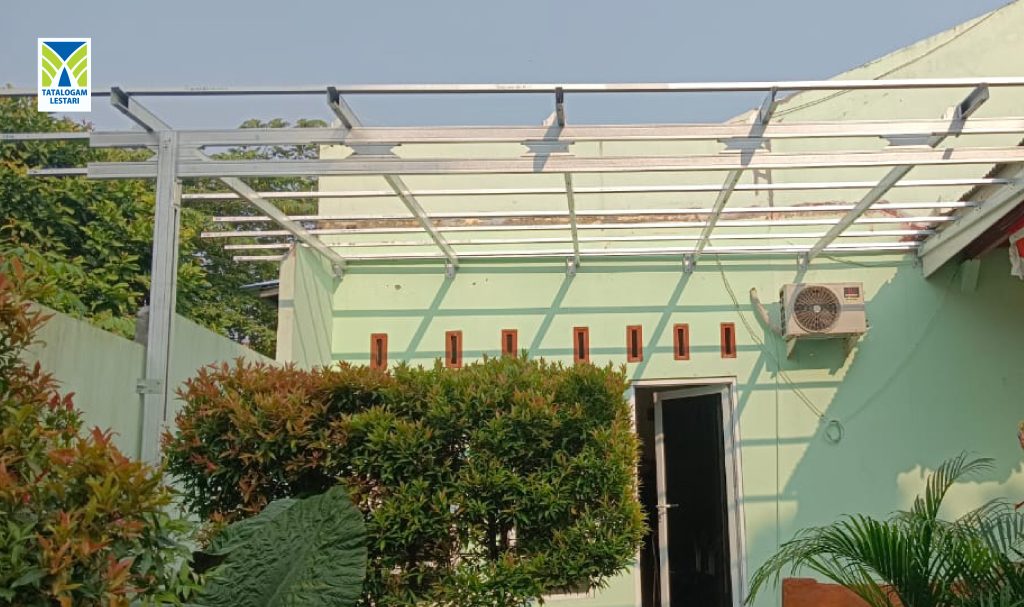 Foto 3 Kanopi Penyangga Samping - Tatalogam Lestari