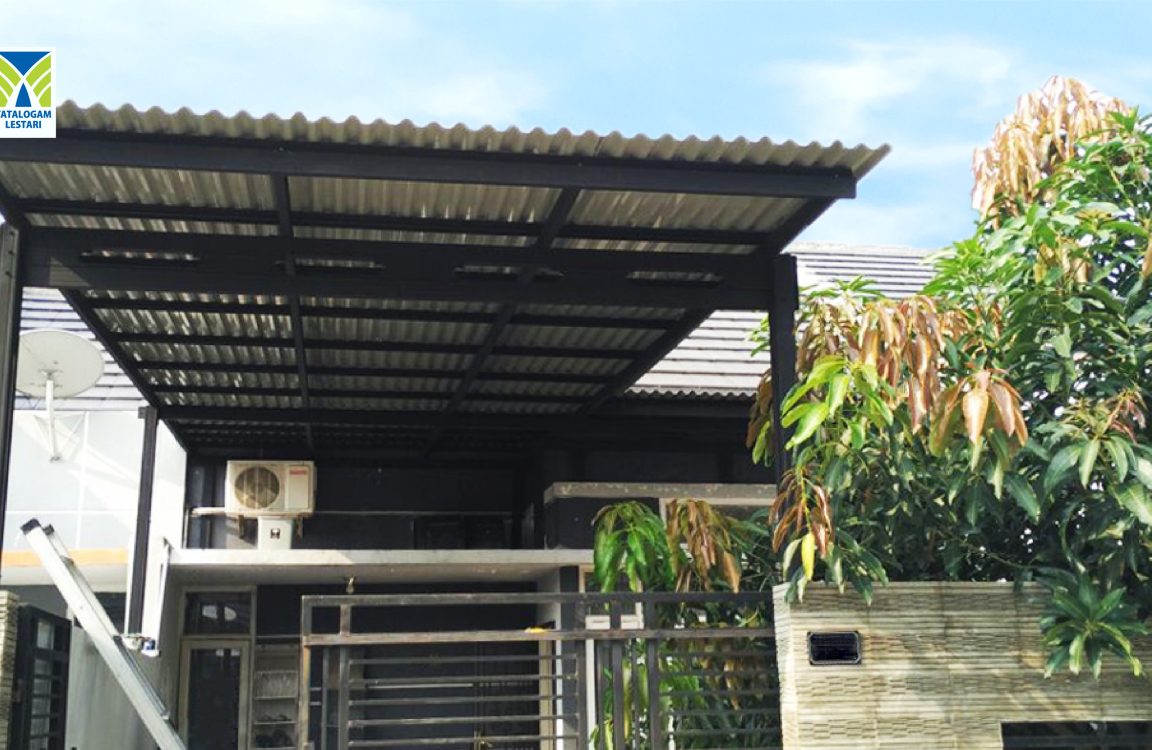 Gambar 2. Model Kanopi Datar. Sumber: Dokumentasi Tatalogam