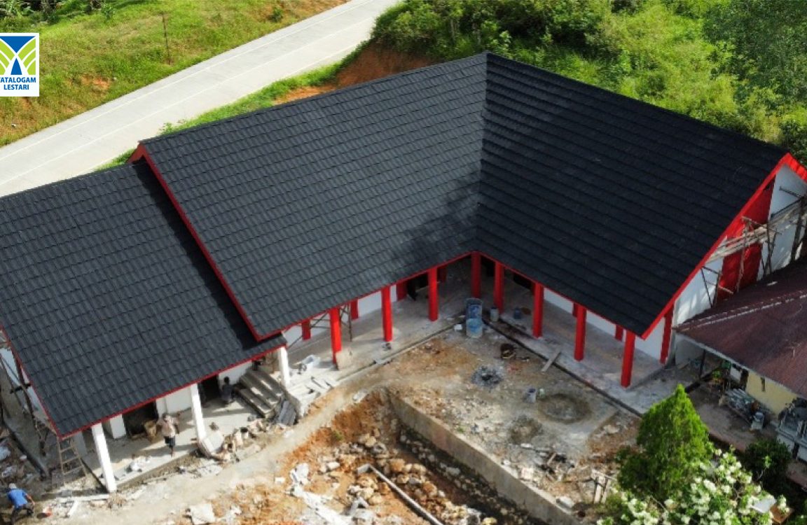 Gambar 2. Proyek Sakura Roof Stone. Sumber: Dokumentasi Tatalogam
