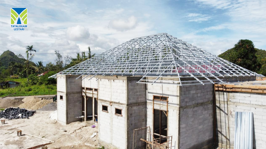 kerangka atap baja ringan