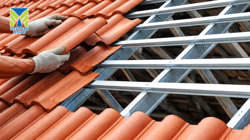 Reng Baja Ringan untuk Genteng Tanah Liat
