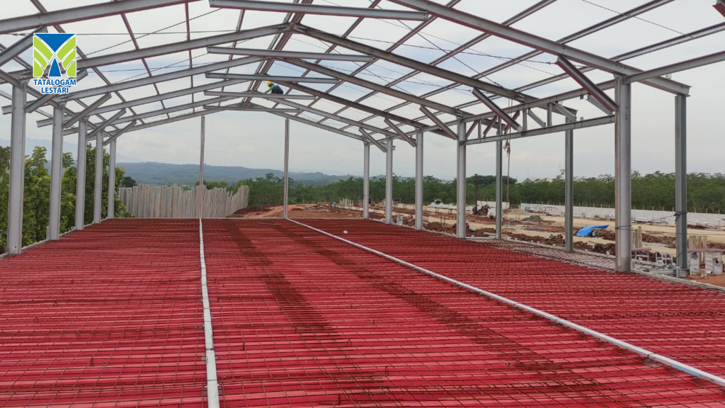 Cor lantai 2 pakai bondek