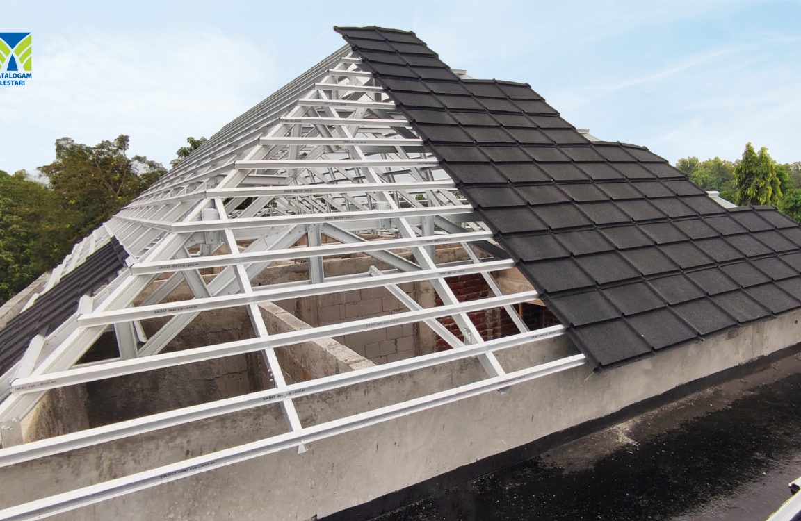 Gambar 2. Proyek Rangka Baja Ringan Tatalogam. Sumber: Dokumentasi Tatalogam