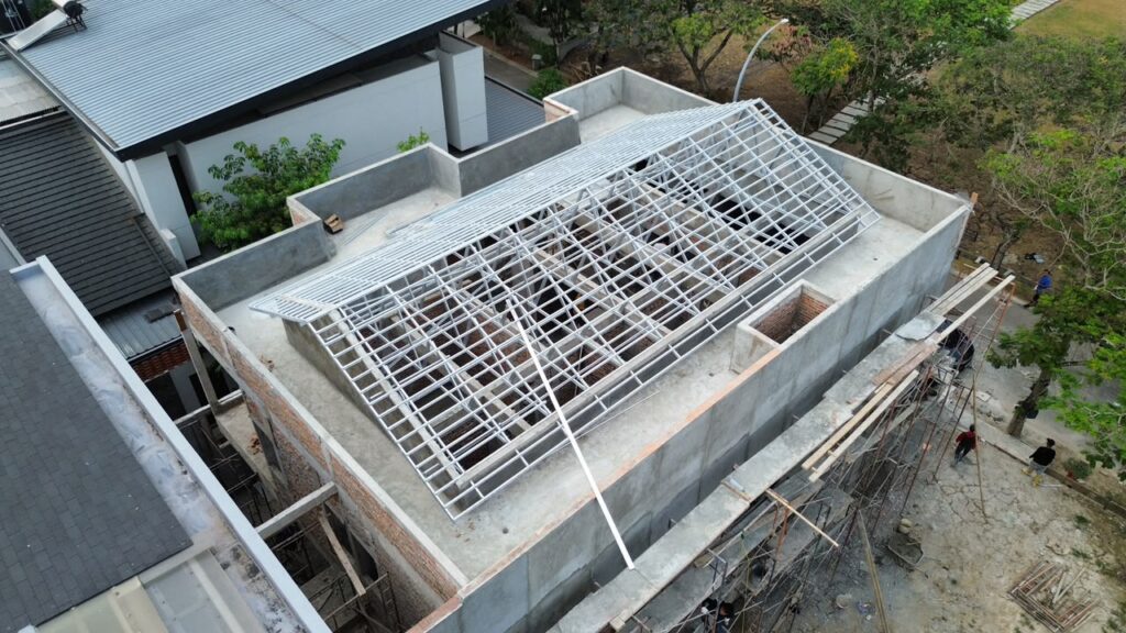 rangka atap rumah baja ringan taso